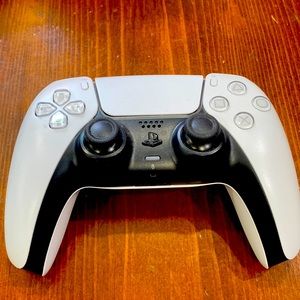 White PS5 controller